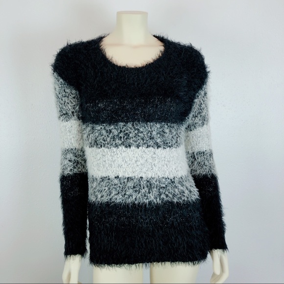 Two Vince Camuto Color Block Eyelash Sweater XXS - Picture 1 of 5